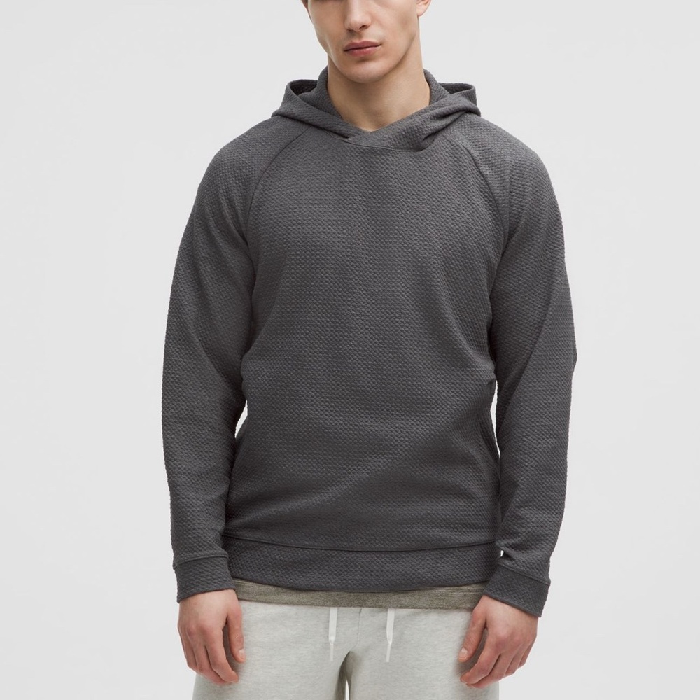 Lululemon textured double knit cotton hoodie